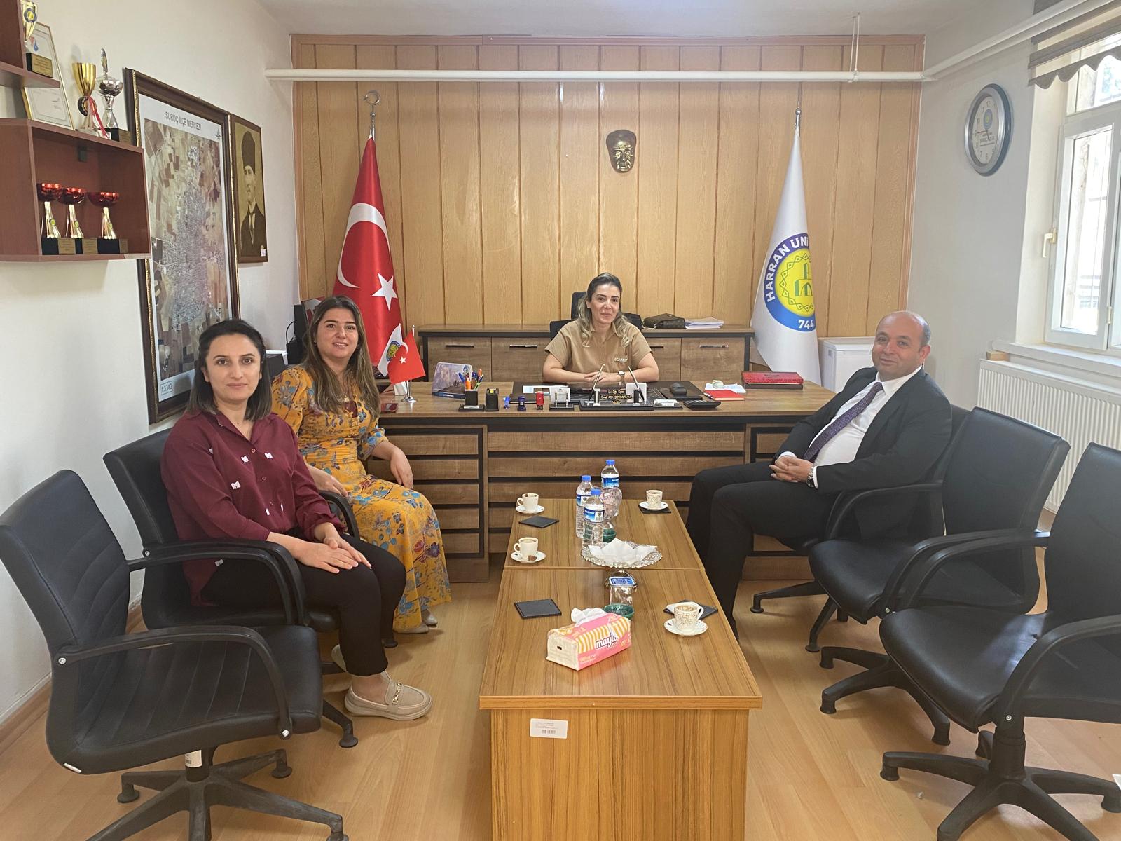 Suruç Ziraat Bankası Şube Müdürü’nden Suruç Meslek Yüksekokulu’na Ziyaret